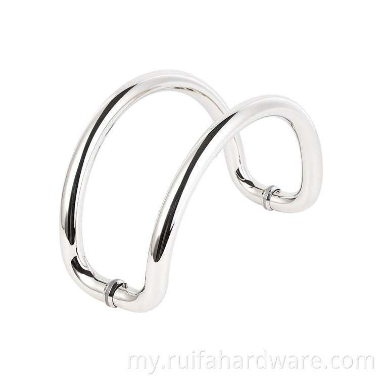 လက်ကားထုံးစံဖန်လုံအိမ်တံခါး (4) Wholesale Custom Glass Shower Door Handles (4)